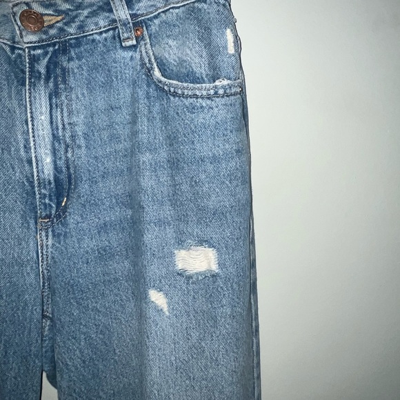 GARAGE| Cuffed distressed jeans - Picture 5 of 7